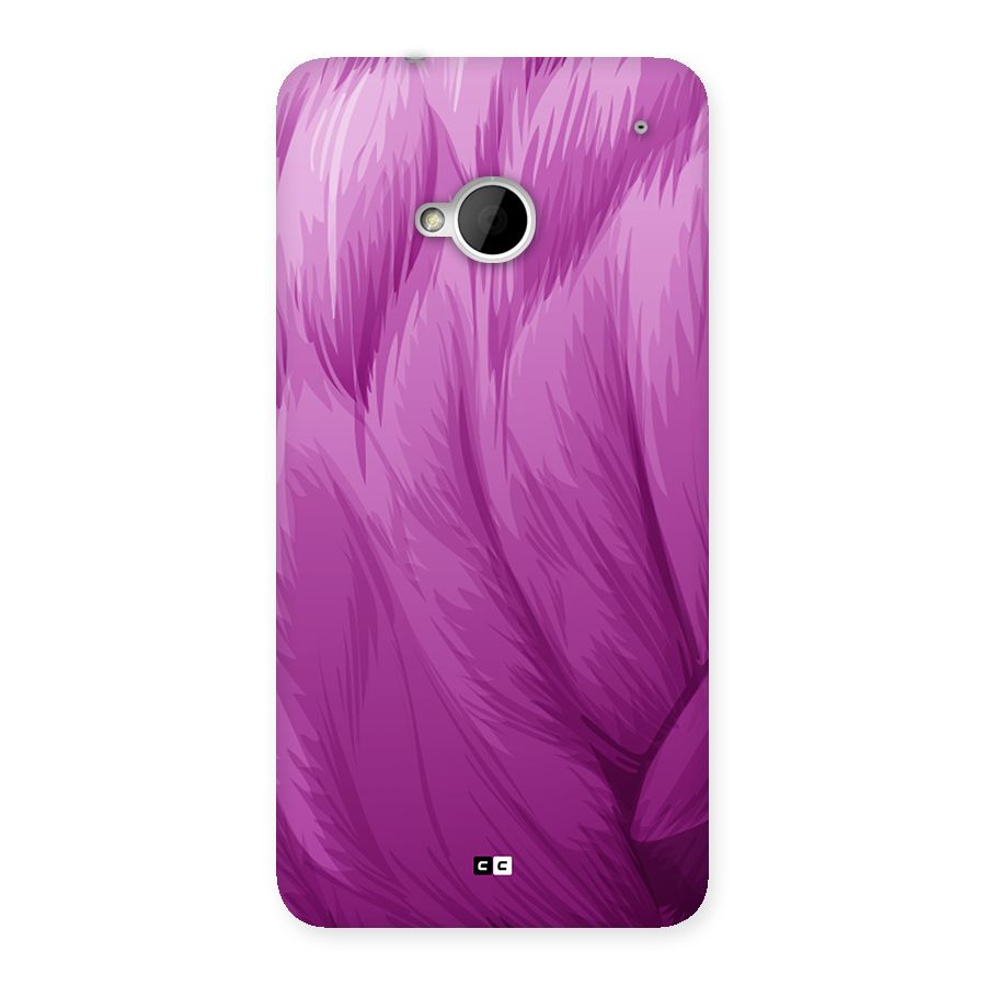 Lavender Furrs Back Case for One M7 (Single Sim)