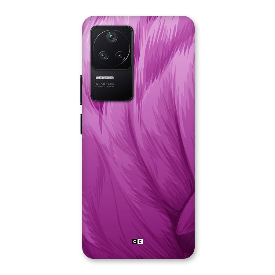Lavender Furrs Back Case for Poco F4 5G