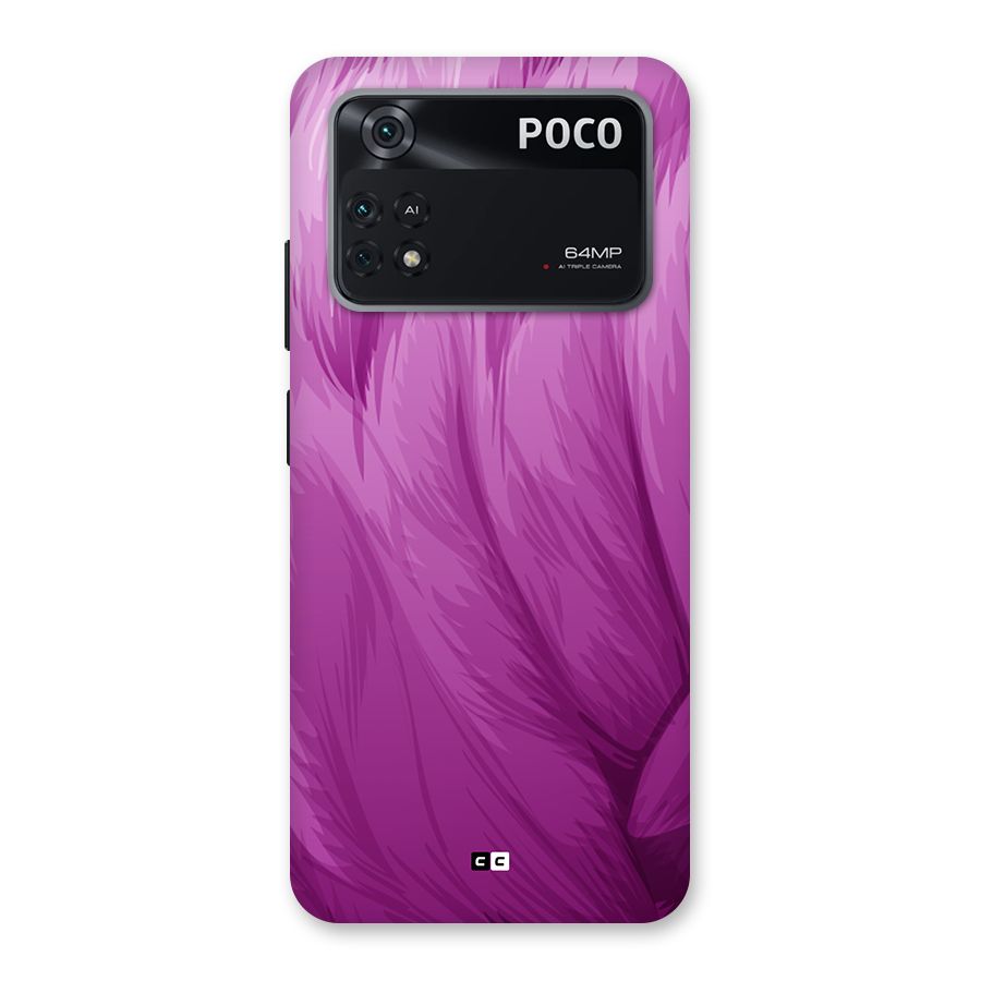 Lavender Furrs Back Case for Poco M4 Pro 4G