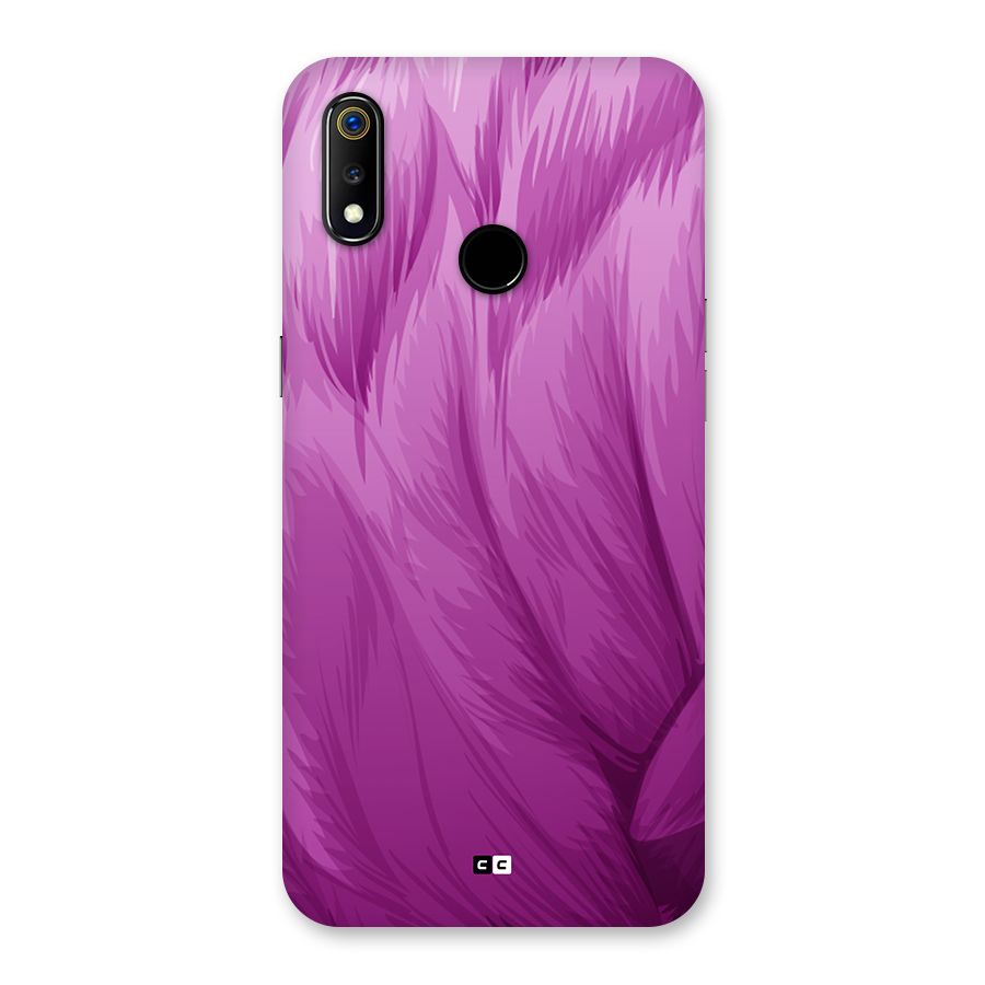 Lavender Furrs Back Case for Realme 3
