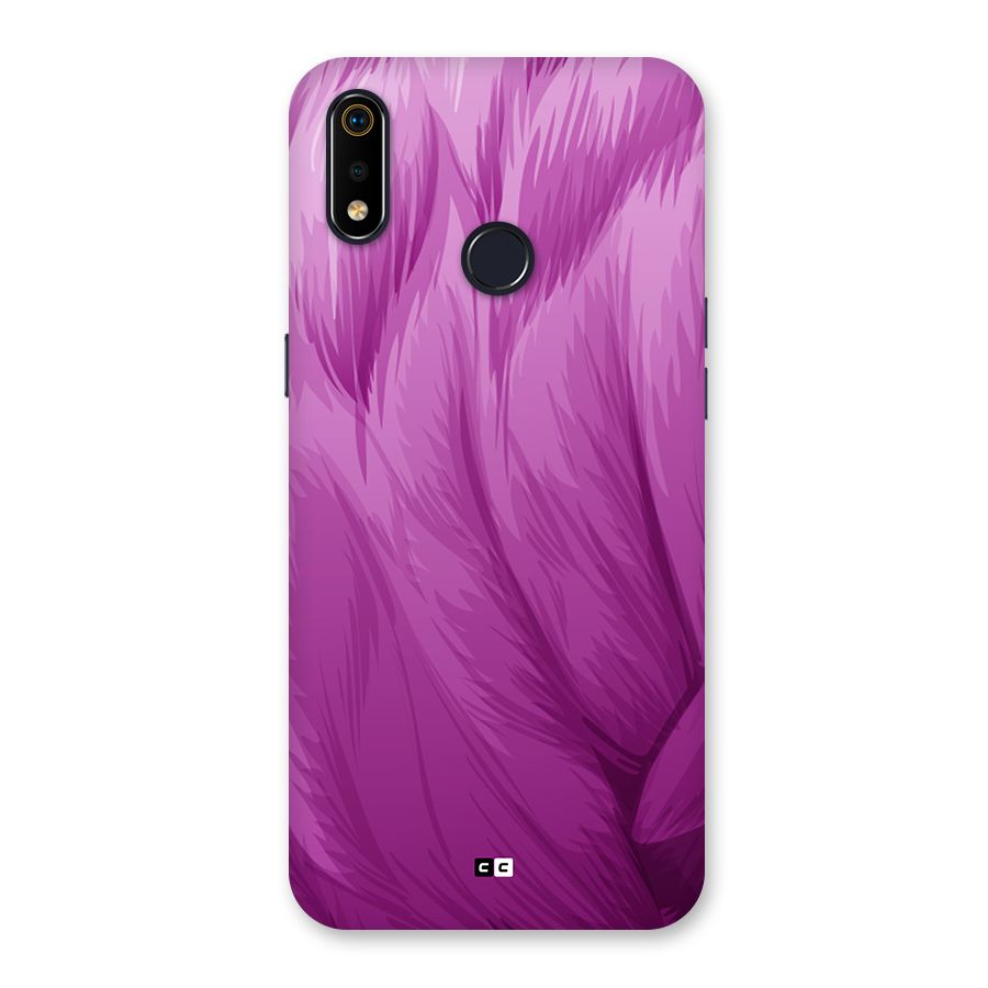 Lavender Furrs Back Case for Realme 3i