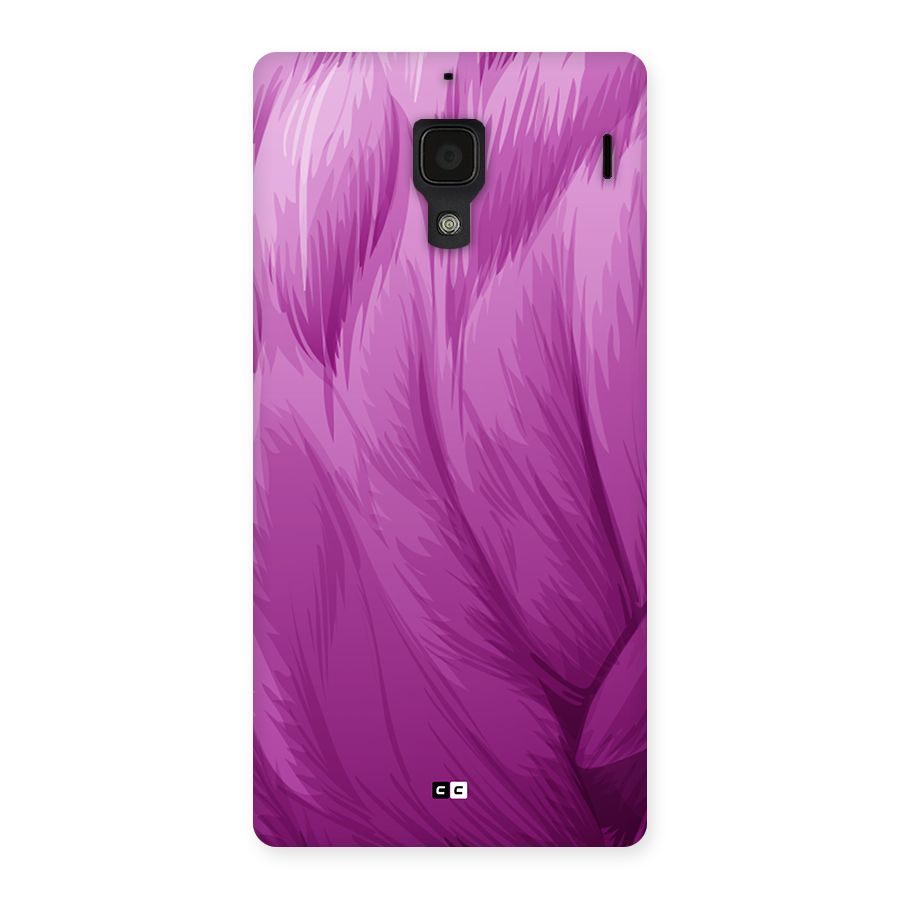 Lavender Furrs Back Case for Redmi 1s