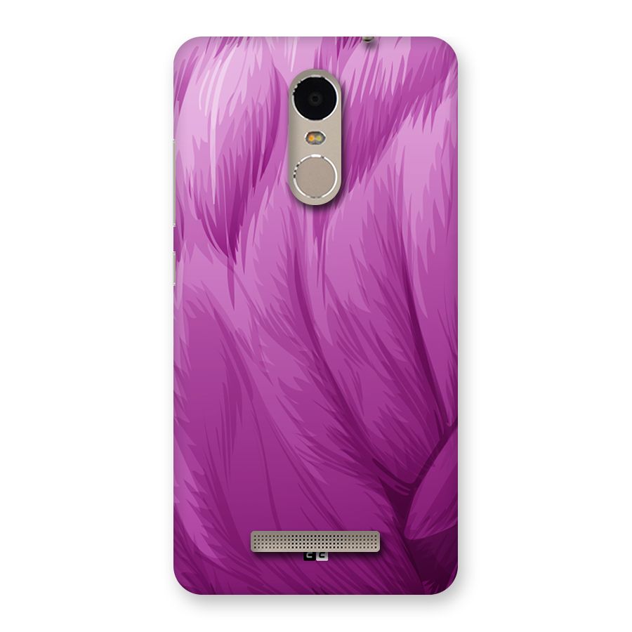Lavender Furrs Back Case for Redmi Note 3