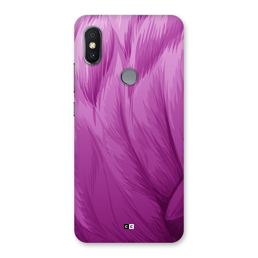 Lavender Furrs Back Case for Redmi Y2