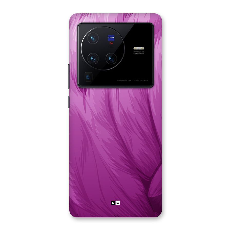 Lavender Furrs Back Case for Vivo X80 Pro