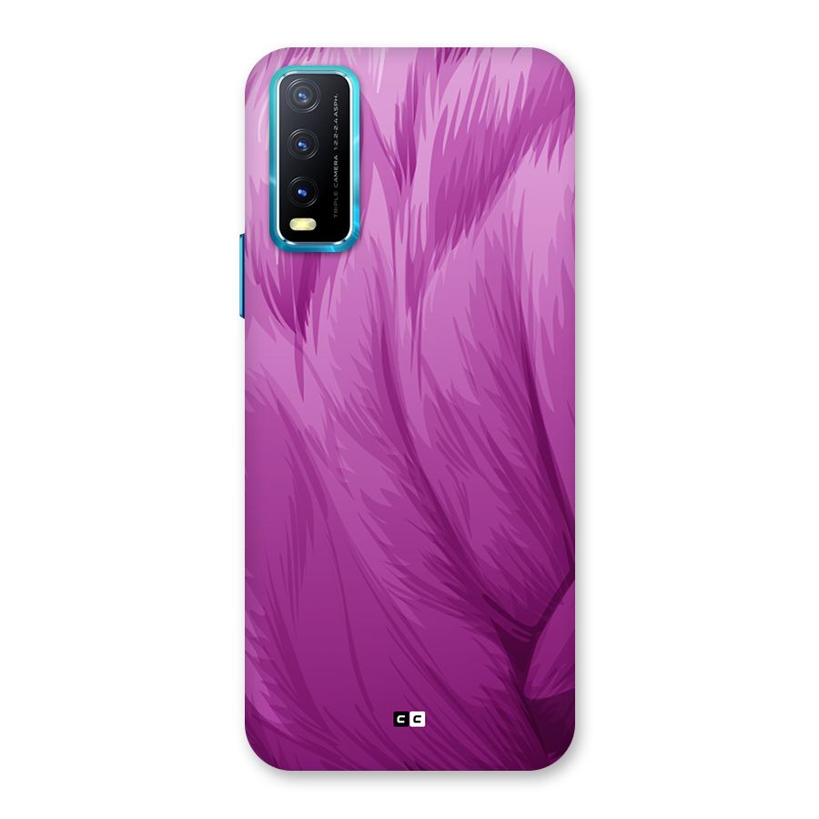 Lavender Furrs Back Case for Vivo Y20A