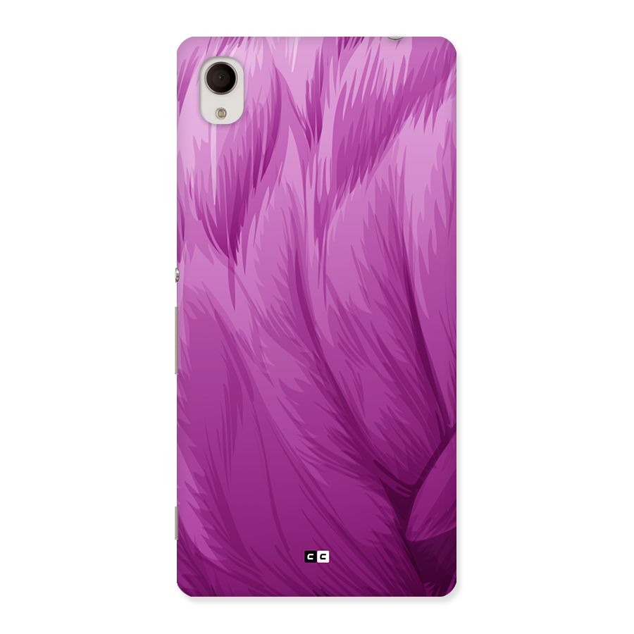 Lavender Furrs Back Case for Xperia M4
