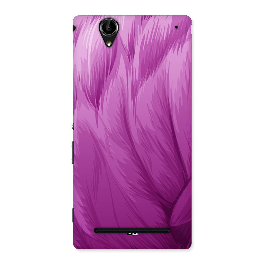 Lavender Furrs Back Case for Xperia T2