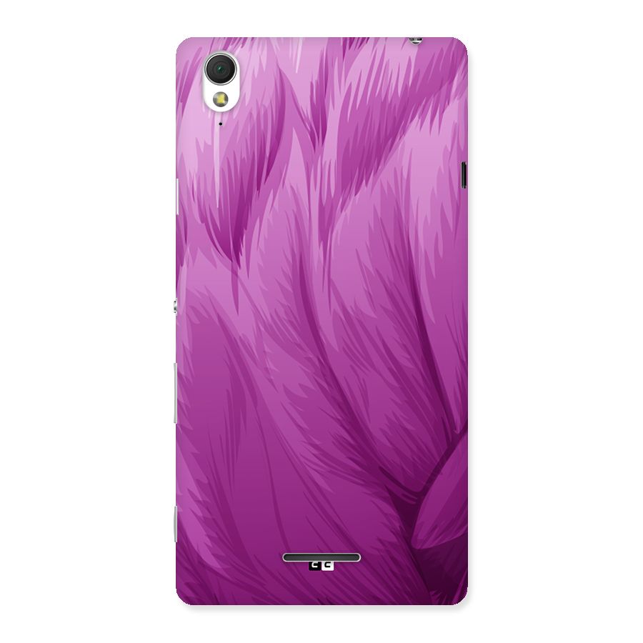 Lavender Furrs Back Case for Xperia T3