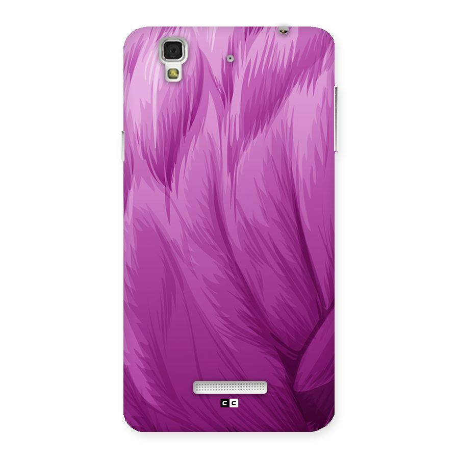 Lavender Furrs Back Case for YU Yureka Plus