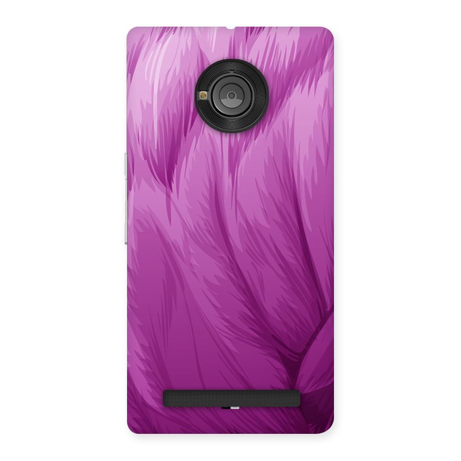 Lavender Furrs Back Case for Yuphoria