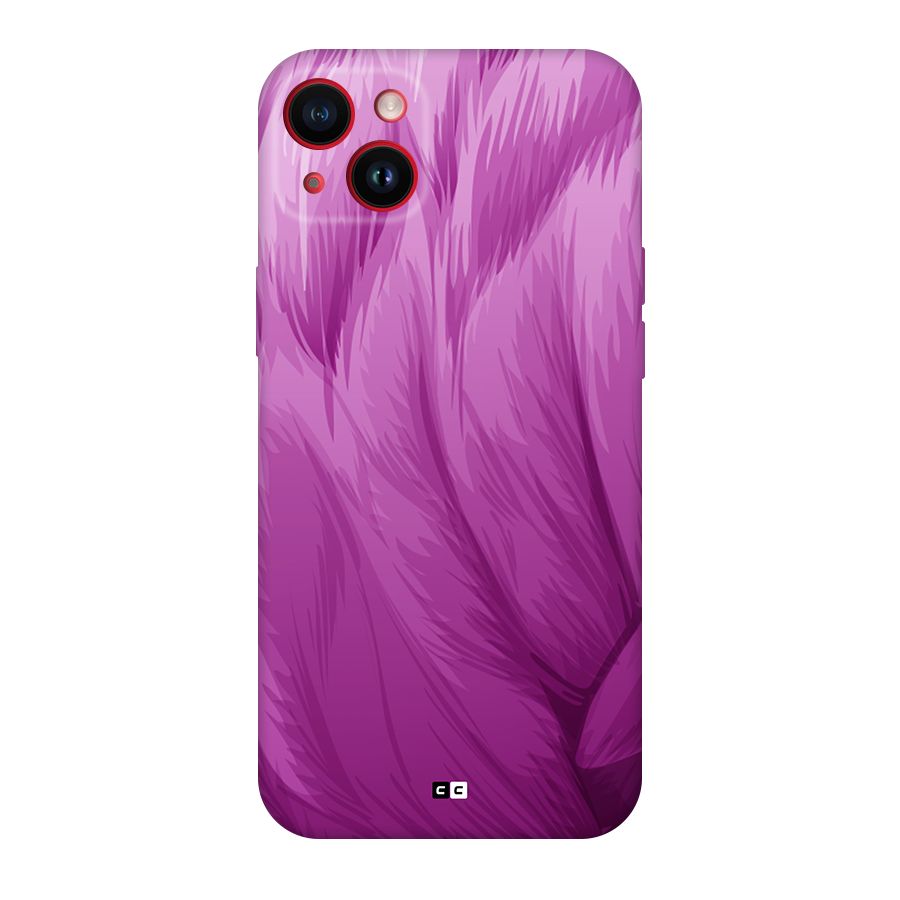 Lavender Furrs Back Case for iPhone 14 Plus