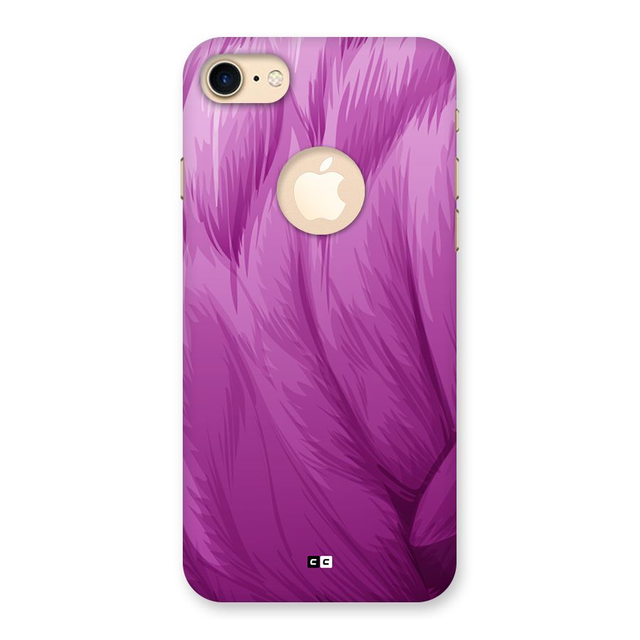 Lavender Furrs Back Case for iPhone 7 Logo Cut