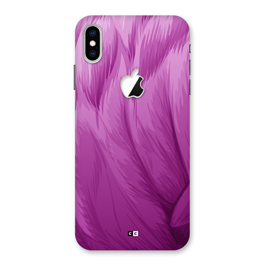 Lavender Furrs Back Case for iPhone XS Max Apple Cut