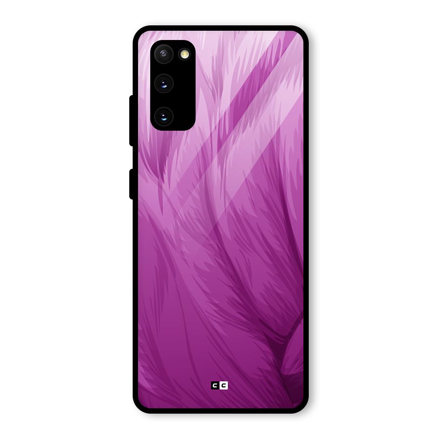 Lavender Furrs Glass Back Case for Galaxy S20 FE 5G