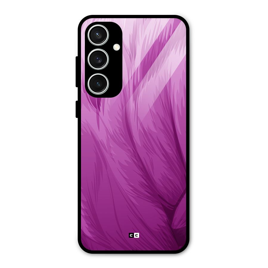 Lavender Furrs Glass Back Case for Galaxy S23 FE