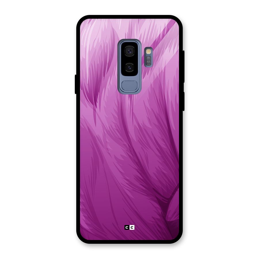 Lavender Furrs Glass Back Case for Galaxy S9 Plus