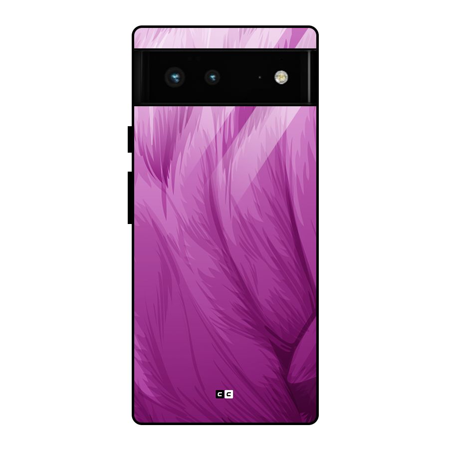 Lavender Furrs Glass Back Case for Google Pixel 6