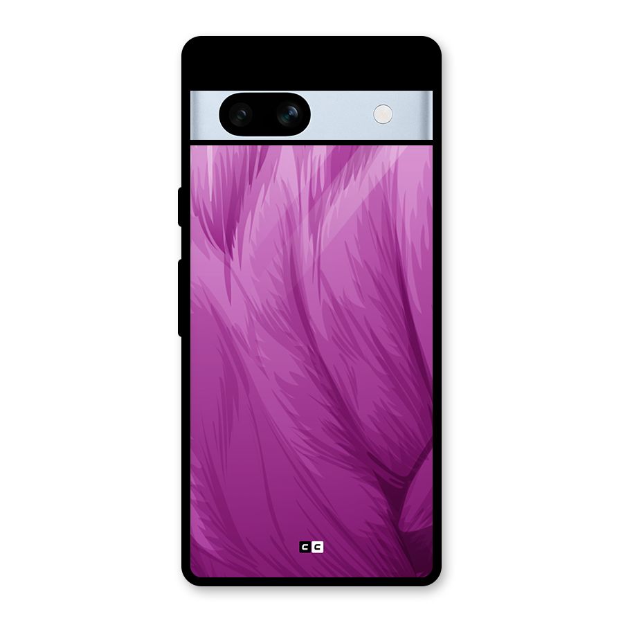 Lavender Furrs Glass Back Case for Google Pixel 7a