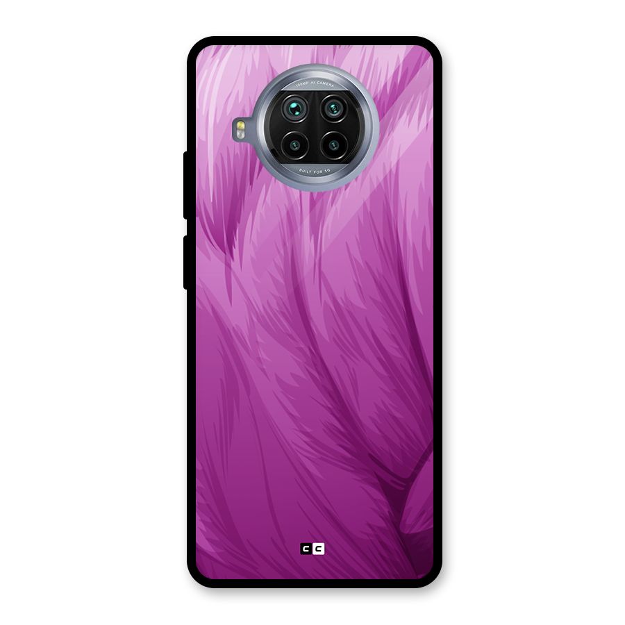 Lavender Furrs Glass Back Case for Mi 10i