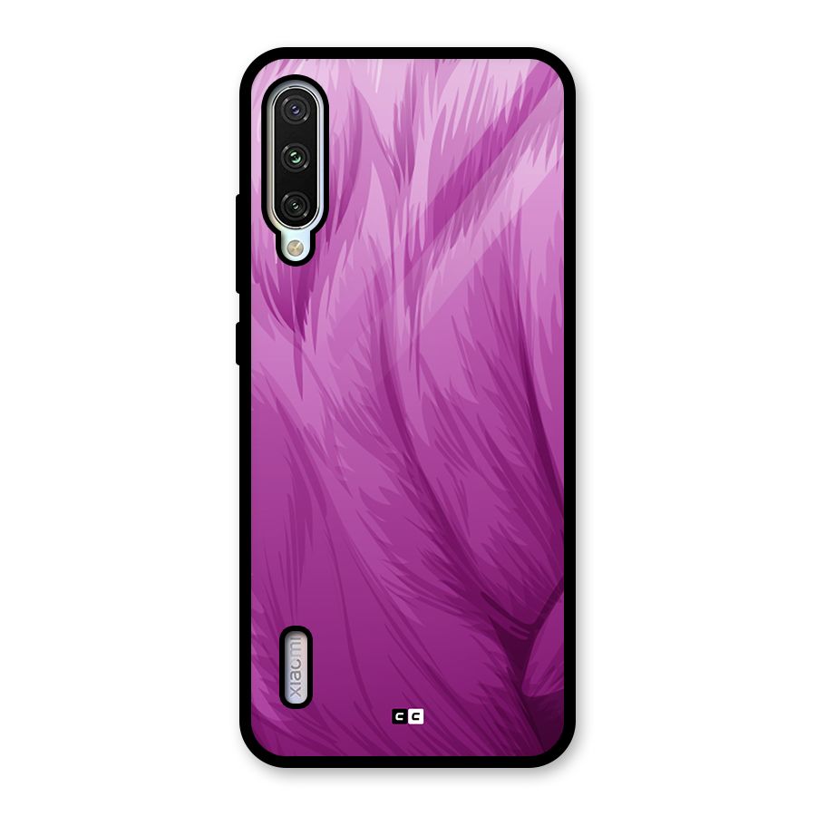 Lavender Furrs Glass Back Case for Mi A3