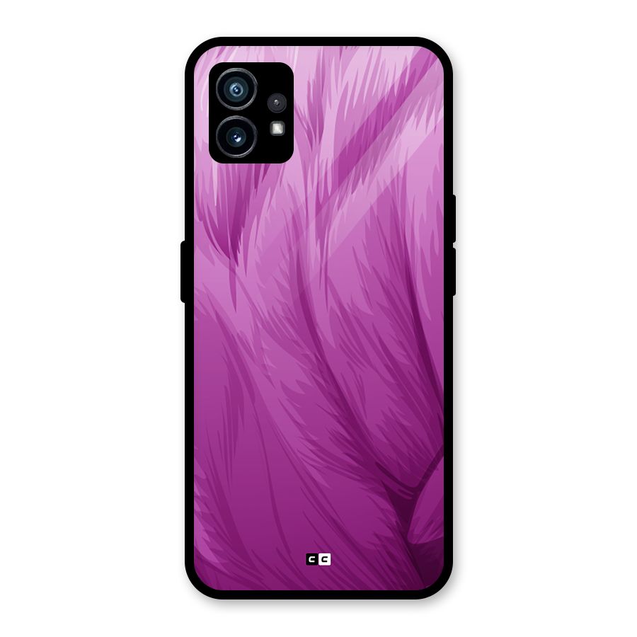 Lavender Furrs Glass Back Case for Nothing Phone 1