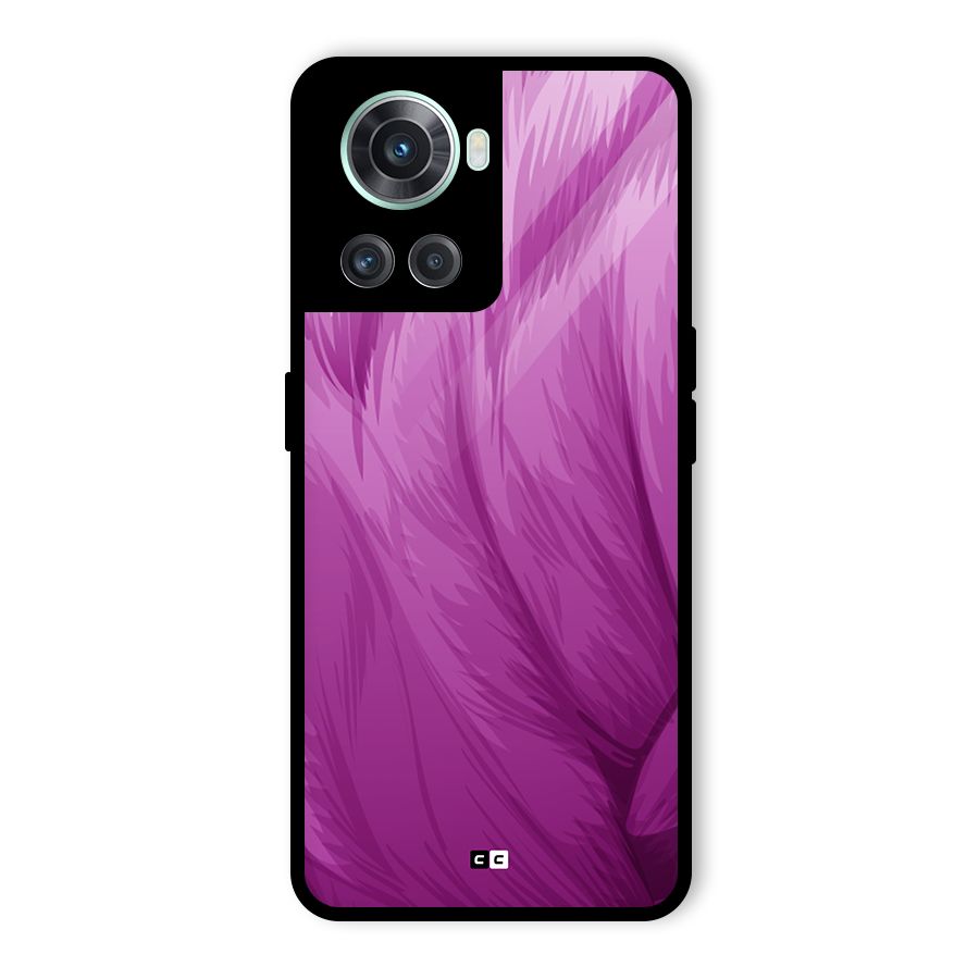 Lavender Furrs Glass Back Case for OnePlus 10R