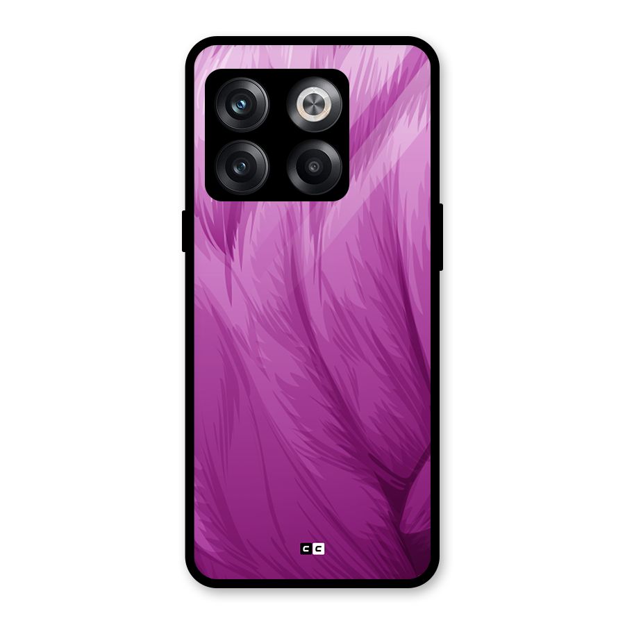 Lavender Furrs Glass Back Case for OnePlus 10T