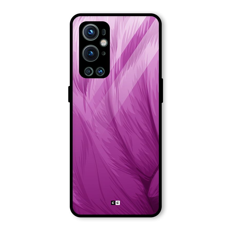 Lavender Furrs Glass Back Case for OnePlus 9 Pro