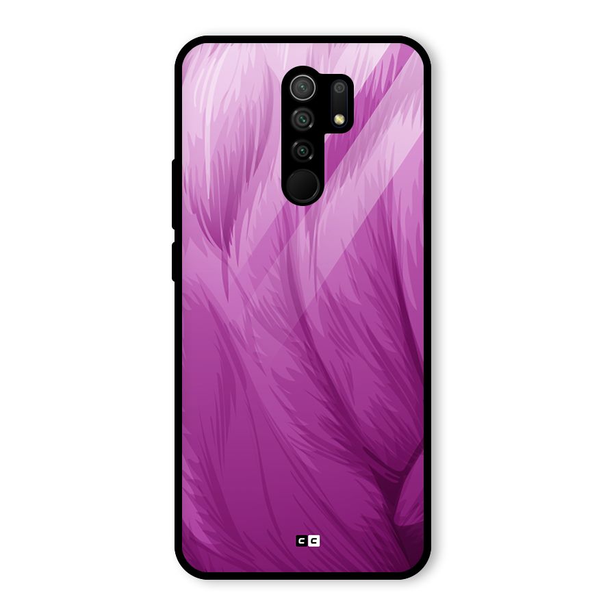 Lavender Furrs Glass Back Case for Poco M2