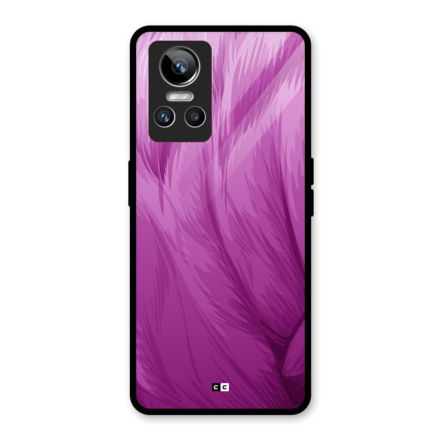 Lavender Furrs Glass Back Case for Realme GT Neo 3