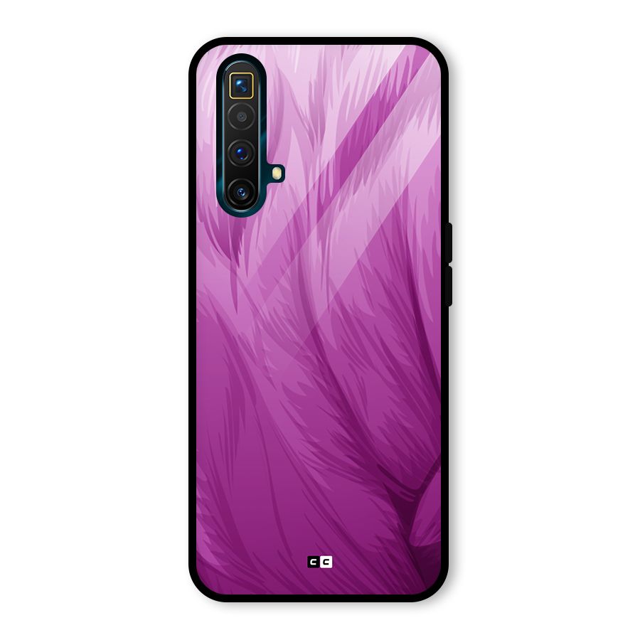 Lavender Furrs Glass Back Case for Realme X3
