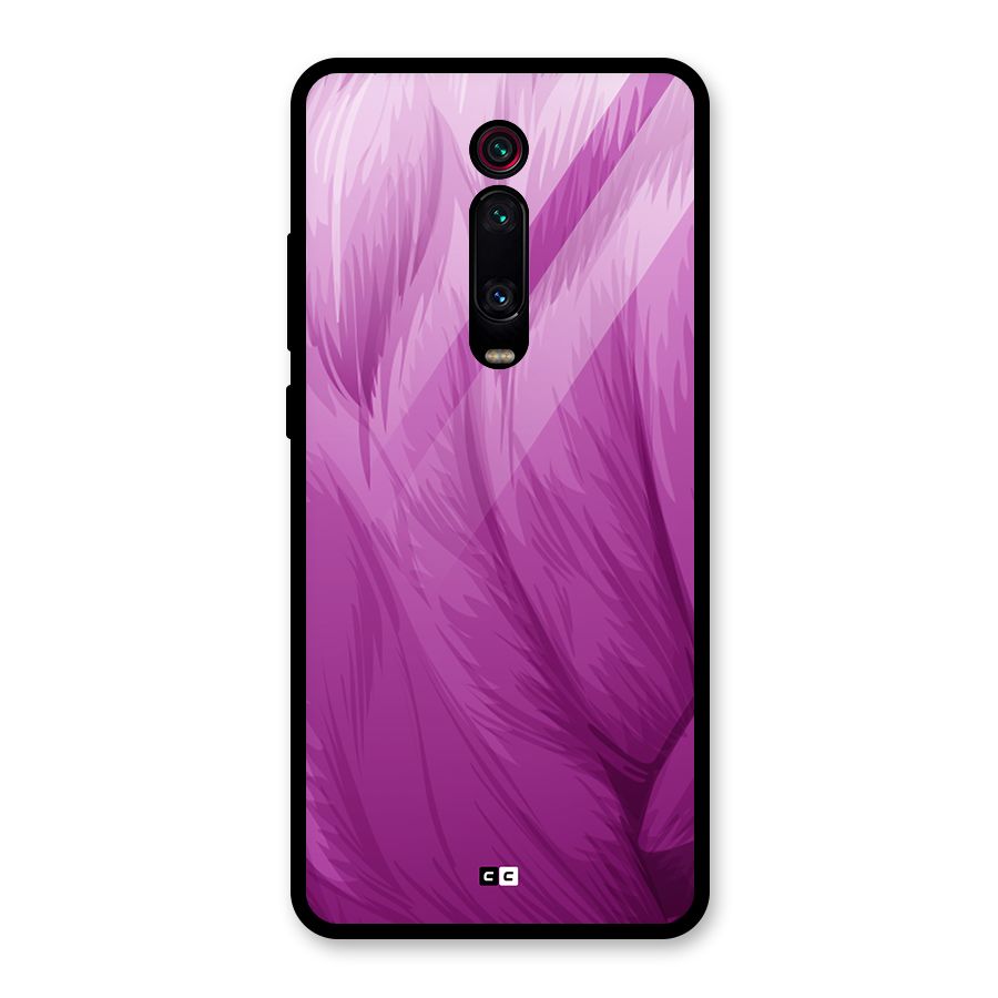 Lavender Furrs Glass Back Case for Redmi K20