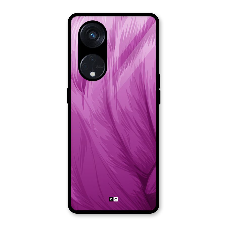 Lavender Furrs Glass Back Case for Reno8 T 5G