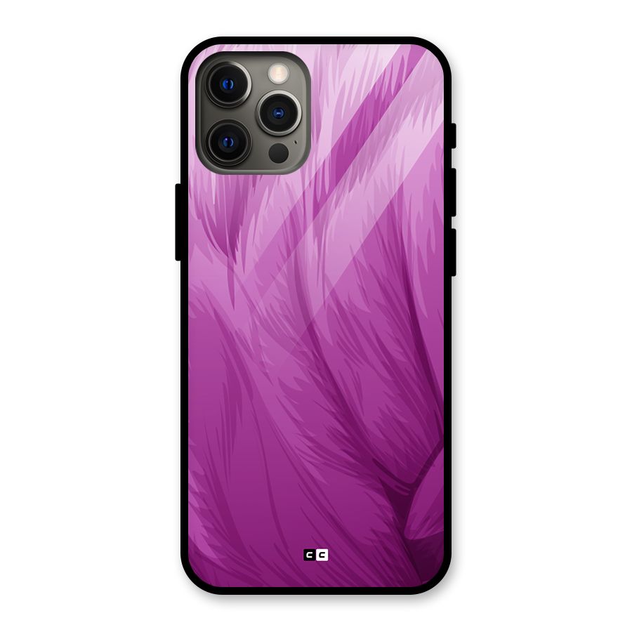 Lavender Furrs Glass Back Case for iPhone 12 Pro Max