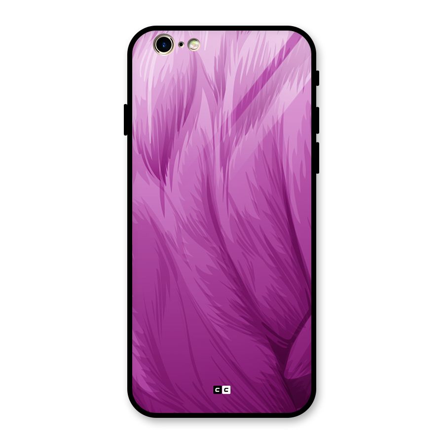 Lavender Furrs Glass Back Case for iPhone 6 6S