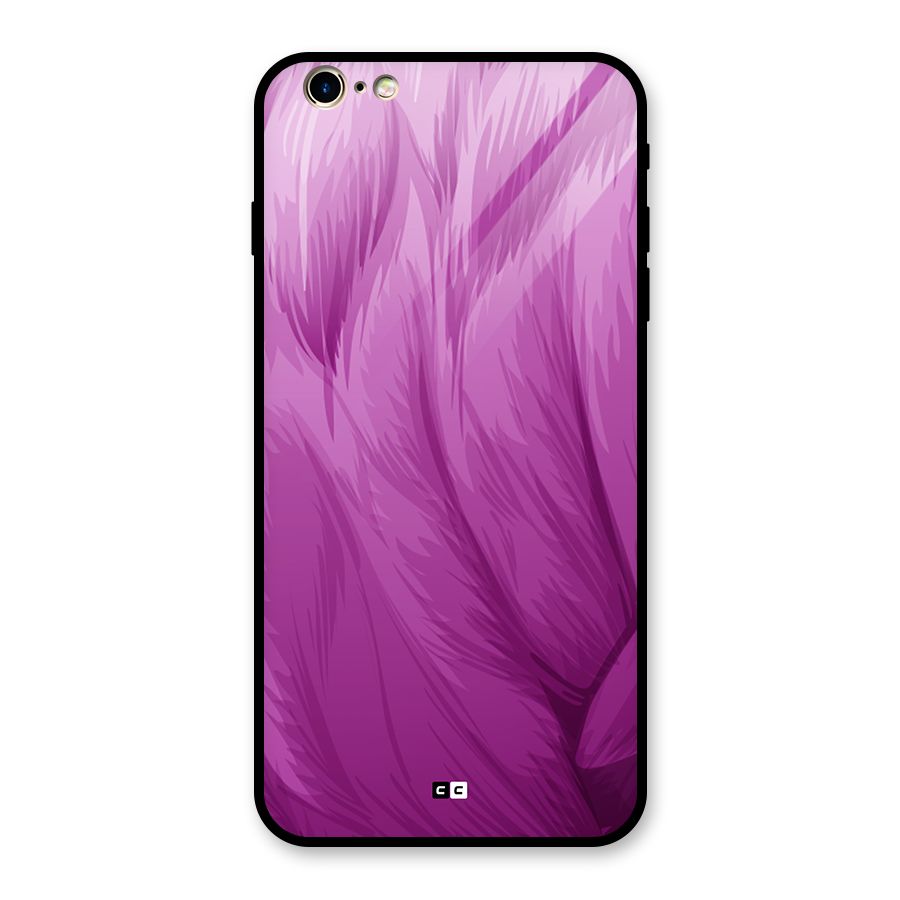 Lavender Furrs Glass Back Case for iPhone 6 Plus 6S Plus