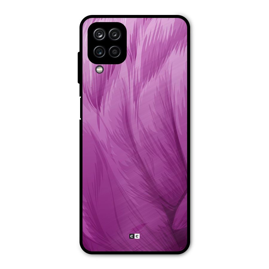 Lavender Furrs Metal Back Case for Galaxy A12