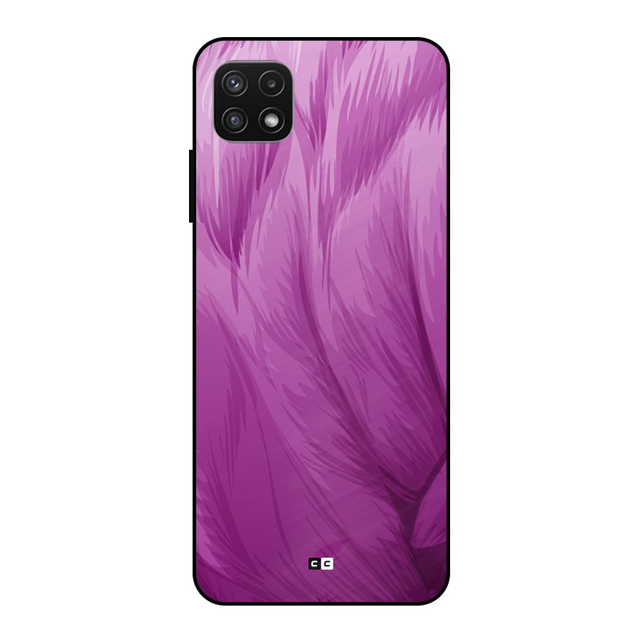 Lavender Furrs Metal Back Case for Galaxy A22 5G