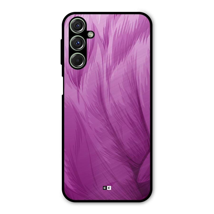 Lavender Furrs Metal Back Case for Galaxy F34