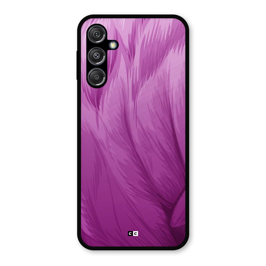 Lavender Furrs Metal Back Case for Galaxy M34 5G