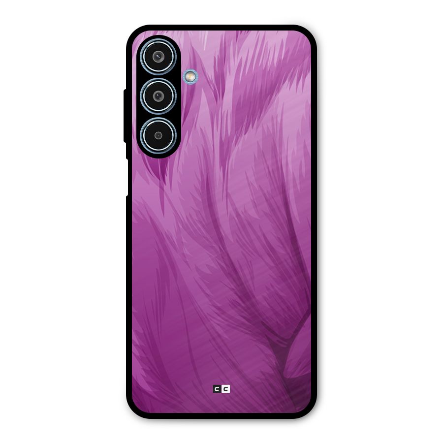 Lavender Furrs Metal Back Case for Galaxy M35
