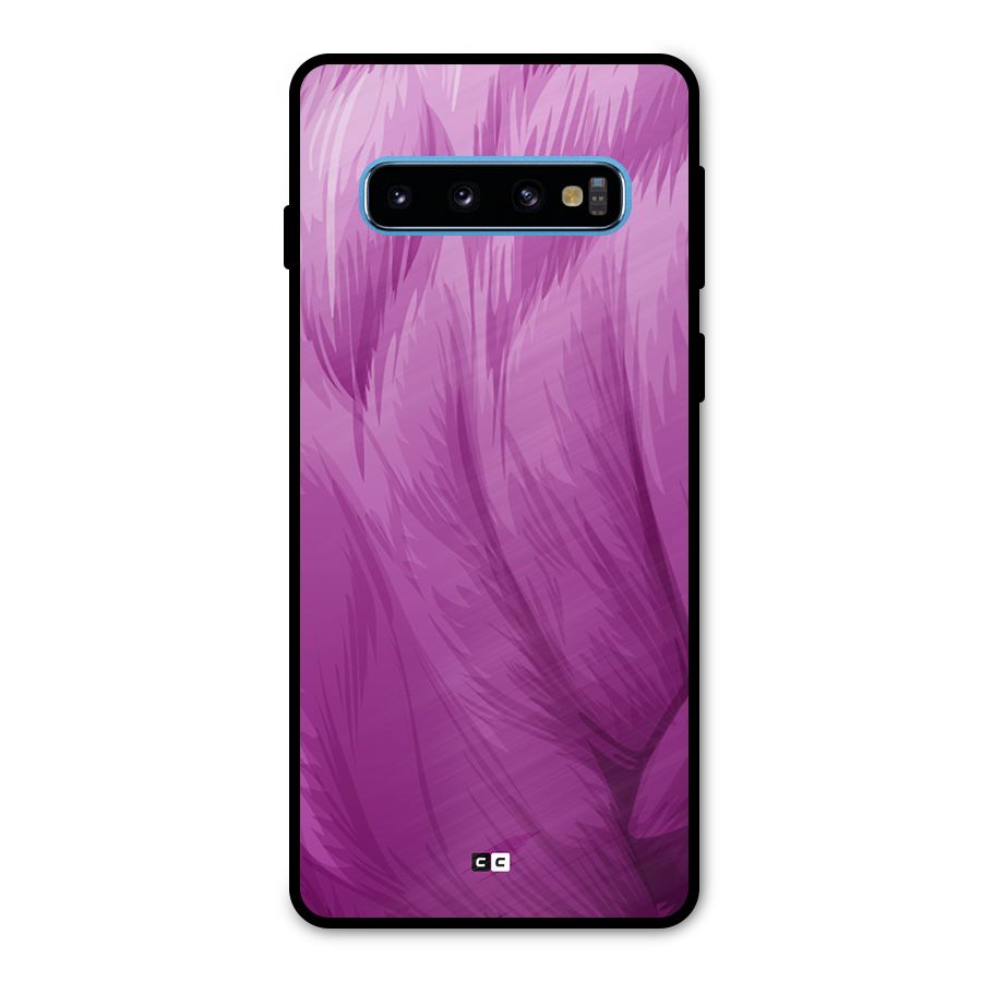 Lavender Furrs Metal Back Case for Galaxy S10