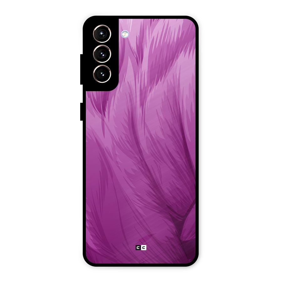Lavender Furrs Metal Back Case for Galaxy S21 Plus