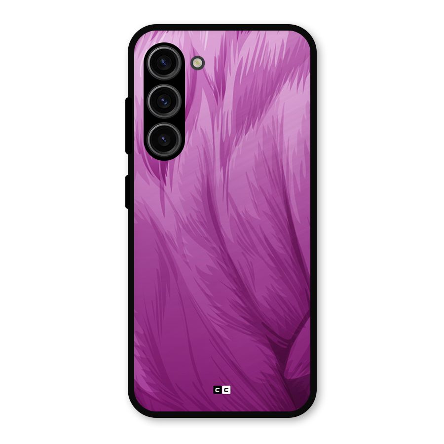 Lavender Furrs Metal Back Case for Galaxy S23