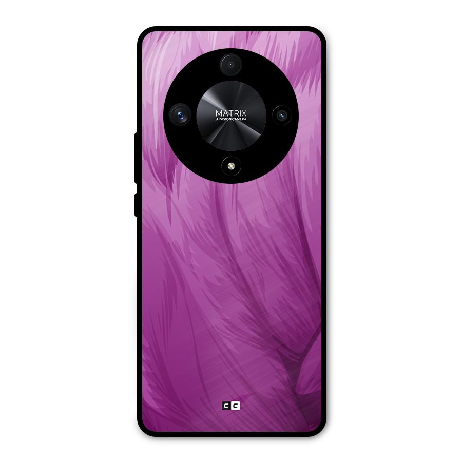 Lavender Furrs Metal Back Case for Honor X9b