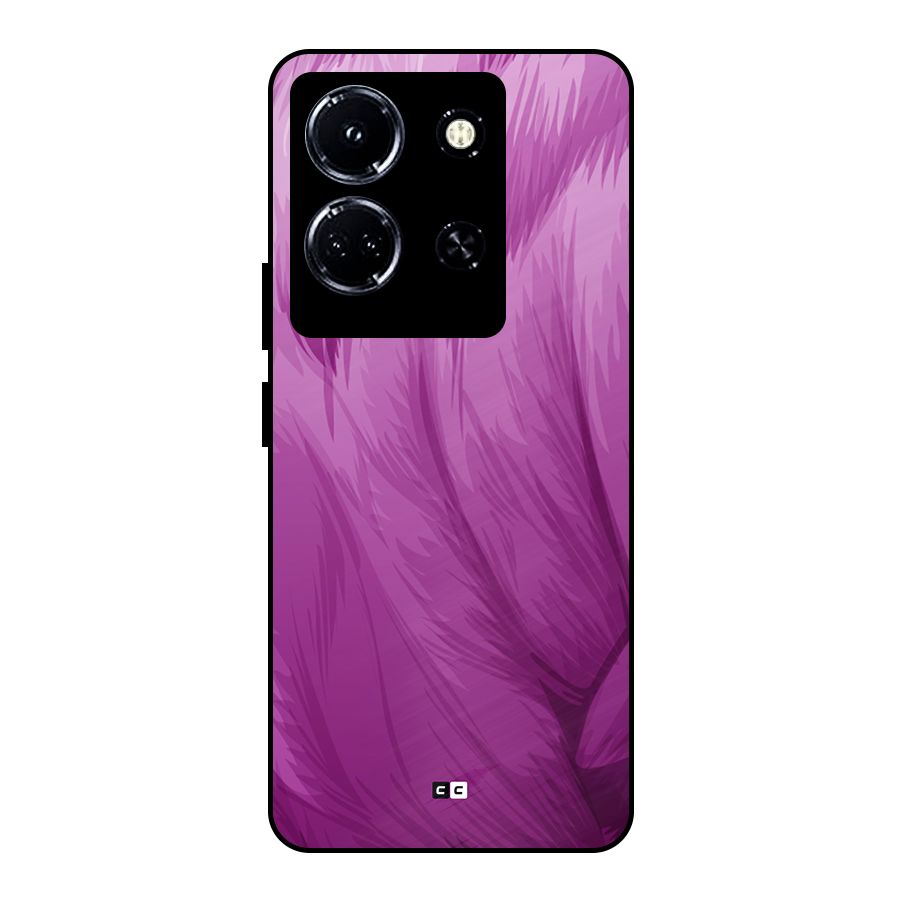Lavender Furrs Metal Back Case for Infinix Note 30 5G