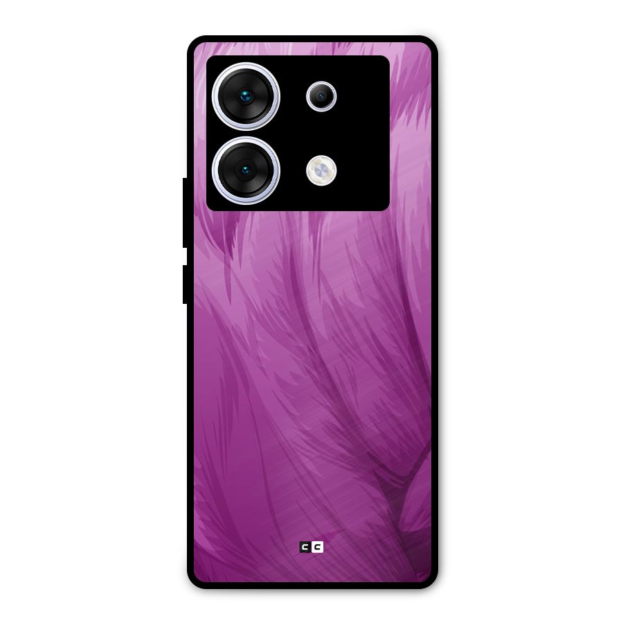 Lavender Furrs Metal Back Case for Infinix Zero 30 5G