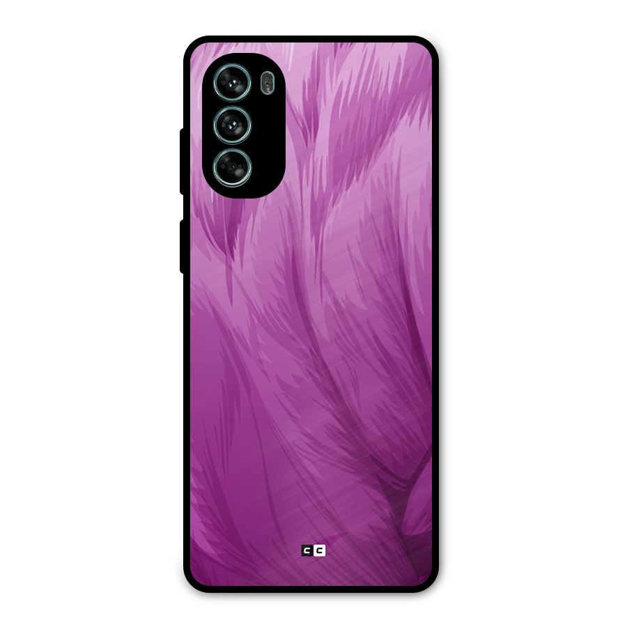 Lavender Furrs Metal Back Case for Moto G62