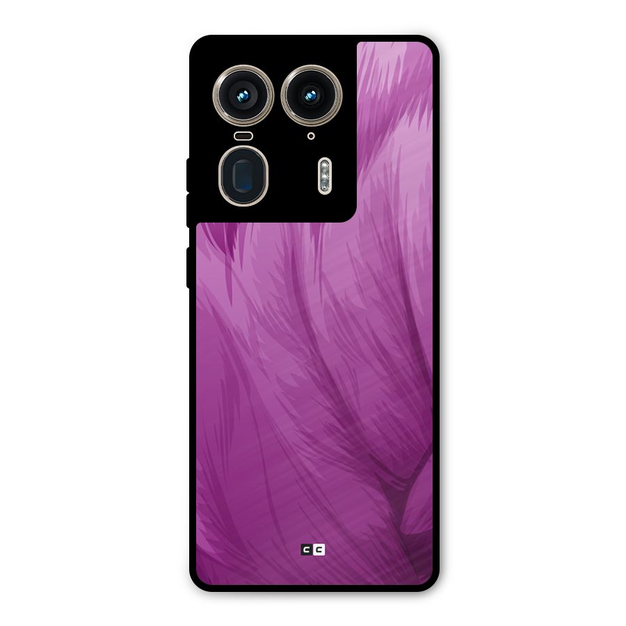 Lavender Furrs Metal Back Case for Motorola Edge 50 Ultra